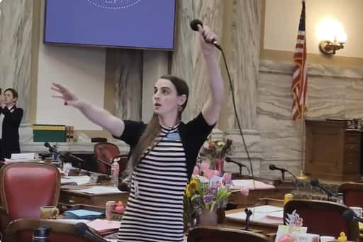 The transgender legislator is censured by the Montana House