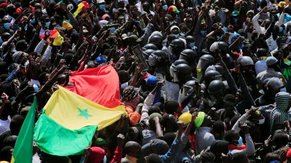 An Officer Killed After A Fight With Protester’s Because Of Their Leader’s Arrest In Senegalese