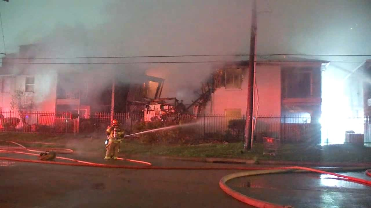 One Injured in Apartment Fire on Kuykendahl Road, Houston.