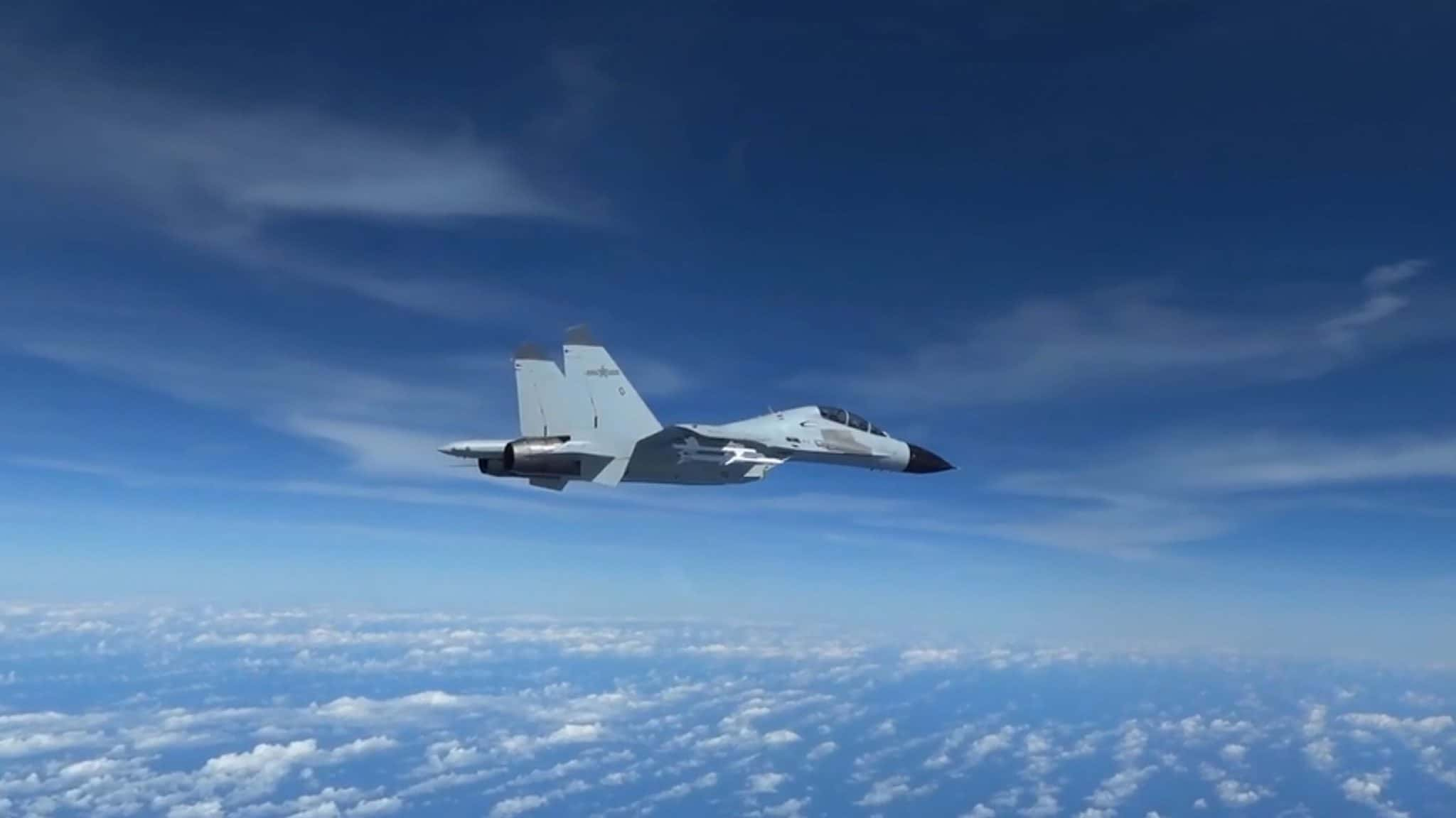 Chinese Fighter Jet Performs Aggressive Maneuver in Intercept of US ...