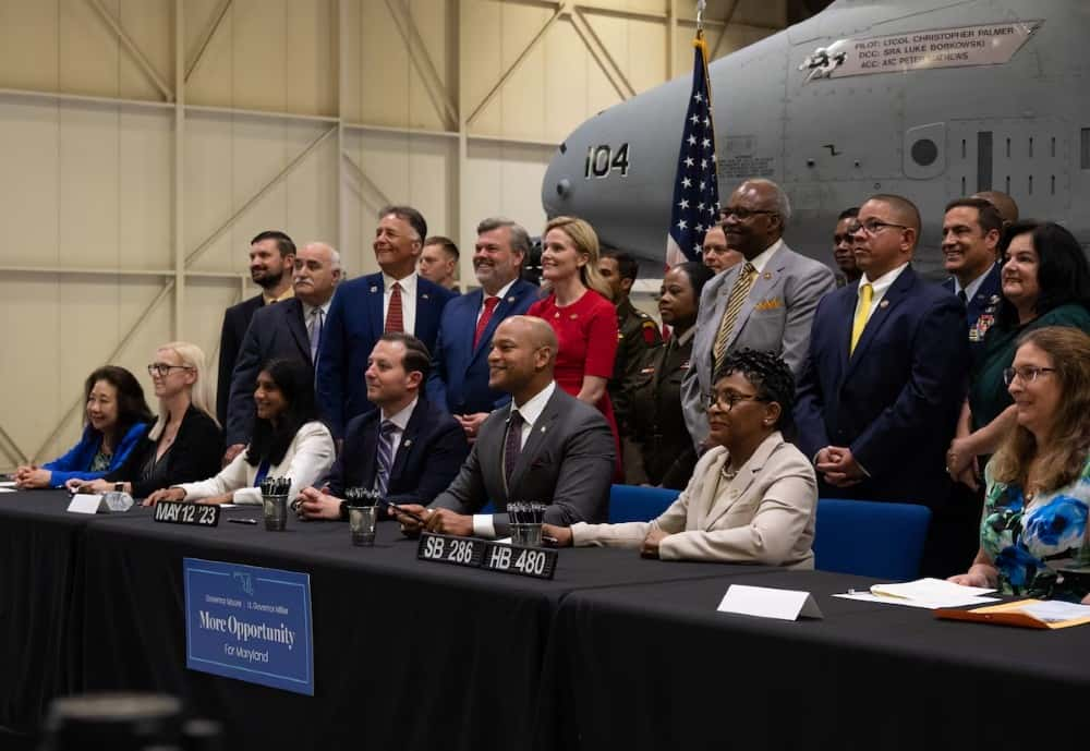 Maryland Governor Signs Healthcare Bill to Support Veterans at Martin State Air National Guard Base