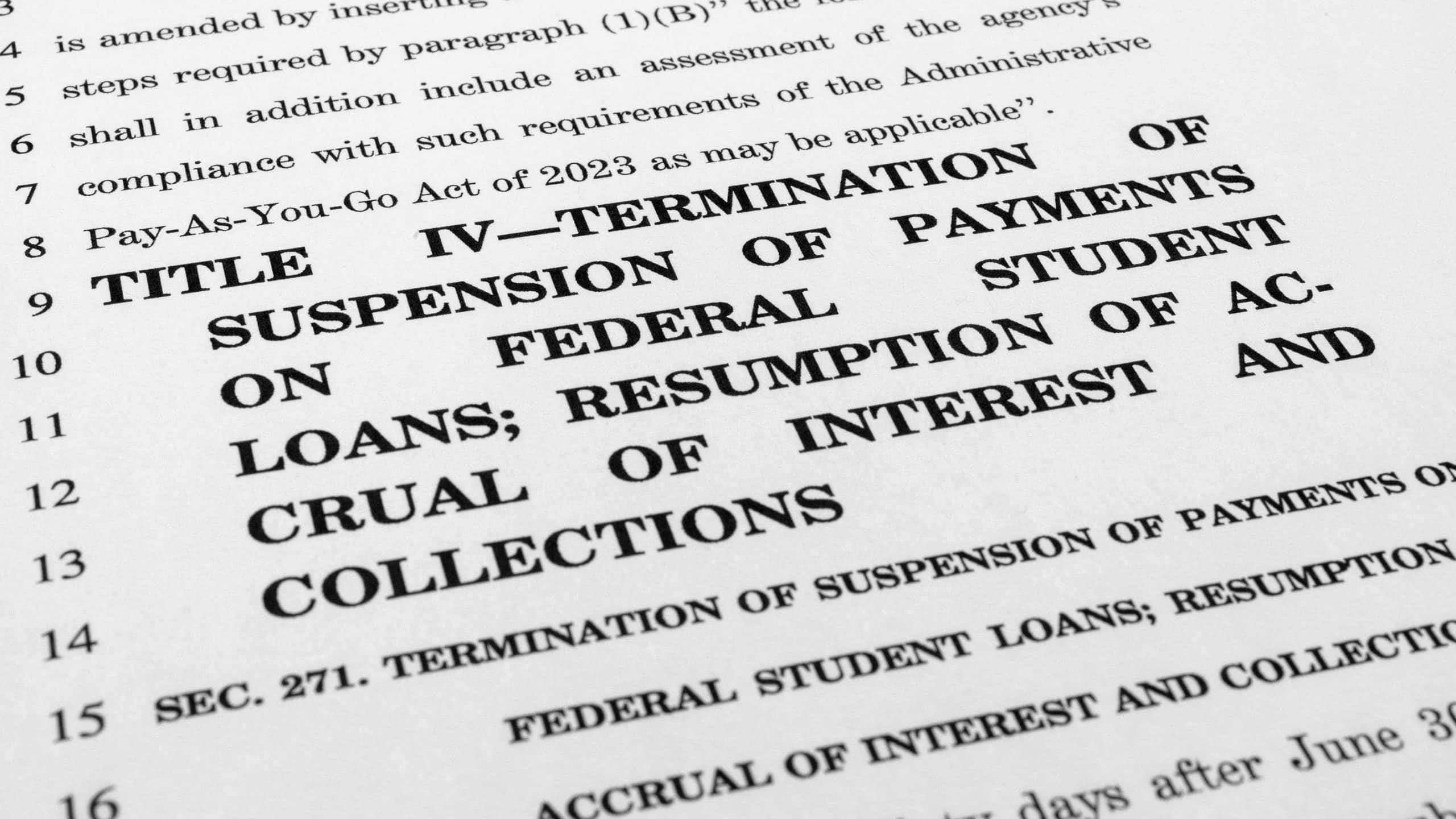 Student Loan Repayment Resumes Following Debt Ceiling Deal PelhamPlus