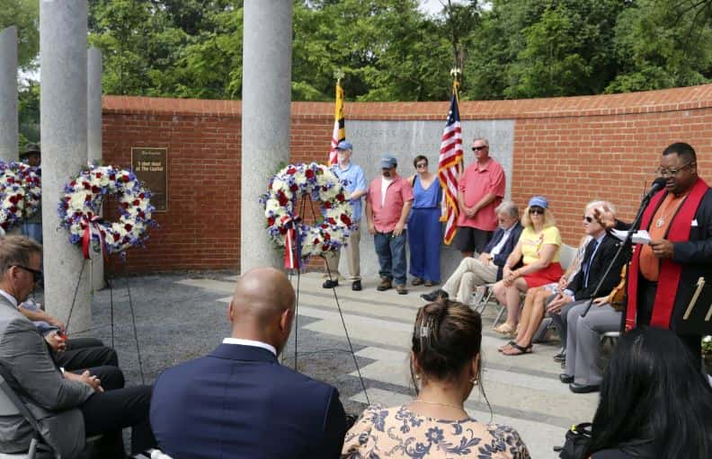 A Wreath-Laying Ceremony Is Held At Maryland's Capital For Mass Shooting Victims At Capital Gazette Newspaper 5 Years Ago