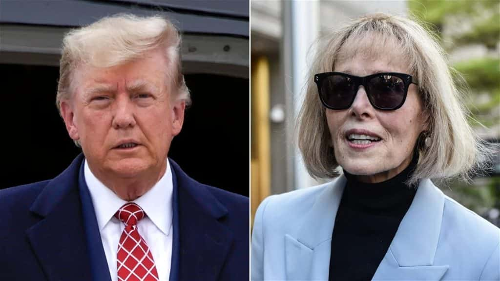 Donald Trump and E. Jean Carroll