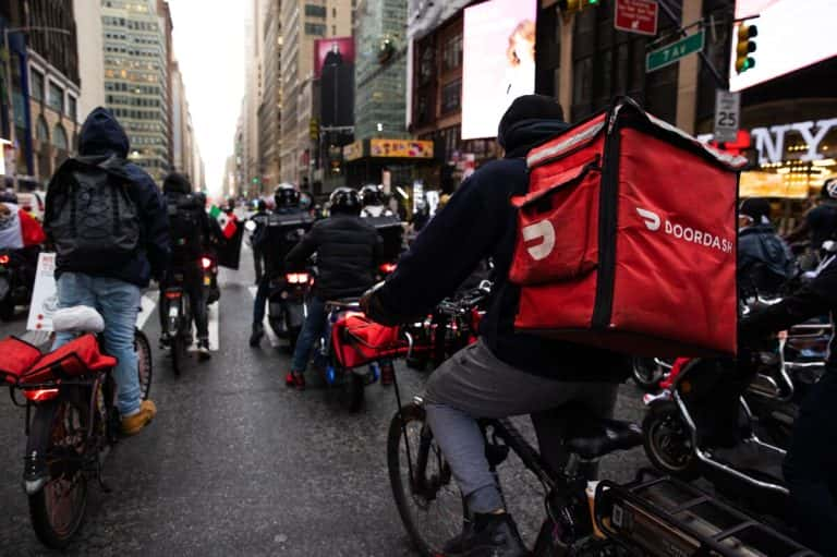 NYC Food Delivery Service Workers