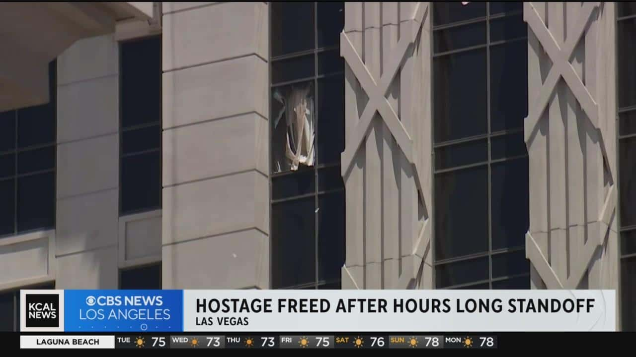 Hostage drama at the Las Vegas Strip Resort Room; hostage was released unharmed