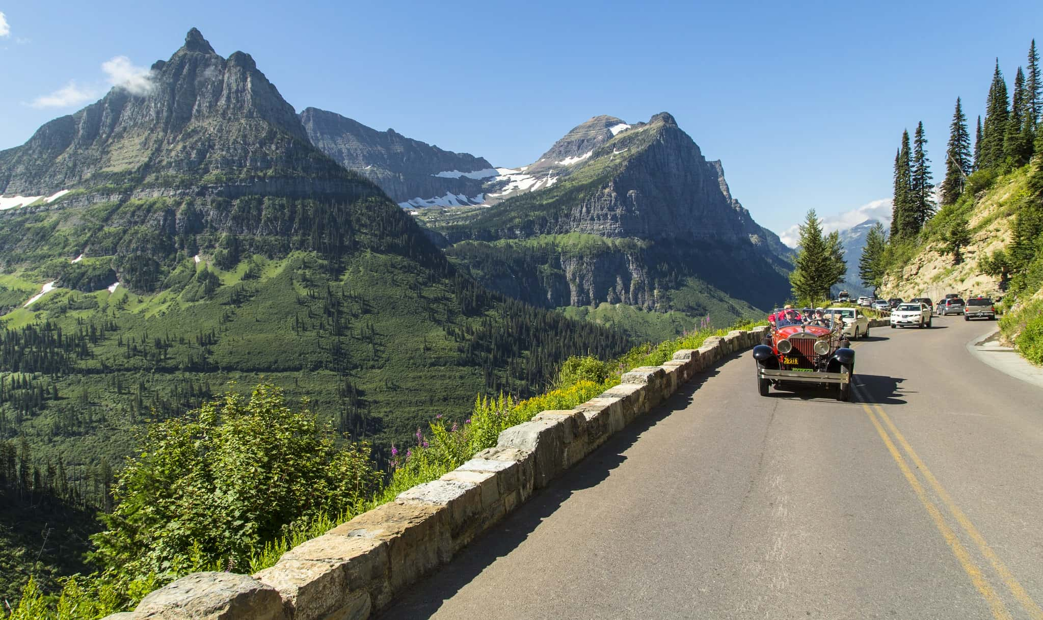 Going-to-the-Sun Road in Montana