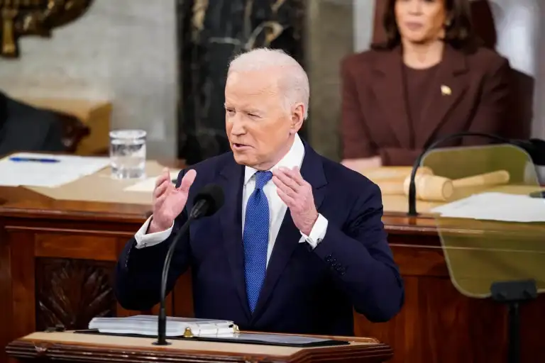 The ‘fallen’ America was the subject of a harsh speech from Joe Biden