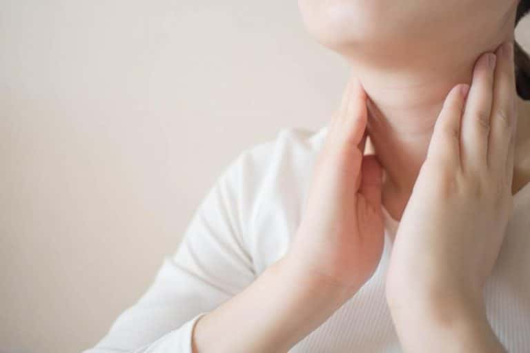 What promotes the throat’s excessive mucus production?