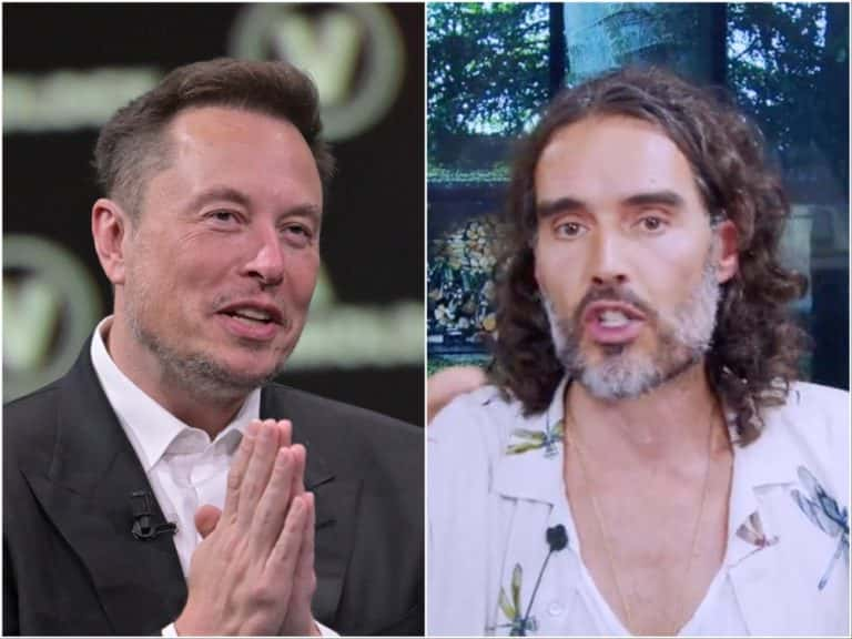 English Comedian Russell Brand and Elon Musk Clash Over Platform Loyalties