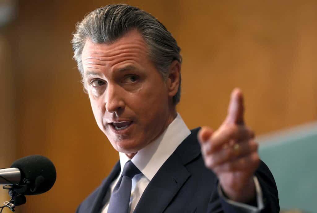 In an emergency, Gavin Newsom wouldn’t pick any Democrats seeking to fill Feinstein’s seat since he “didn’t intend to get engaged in the primary”