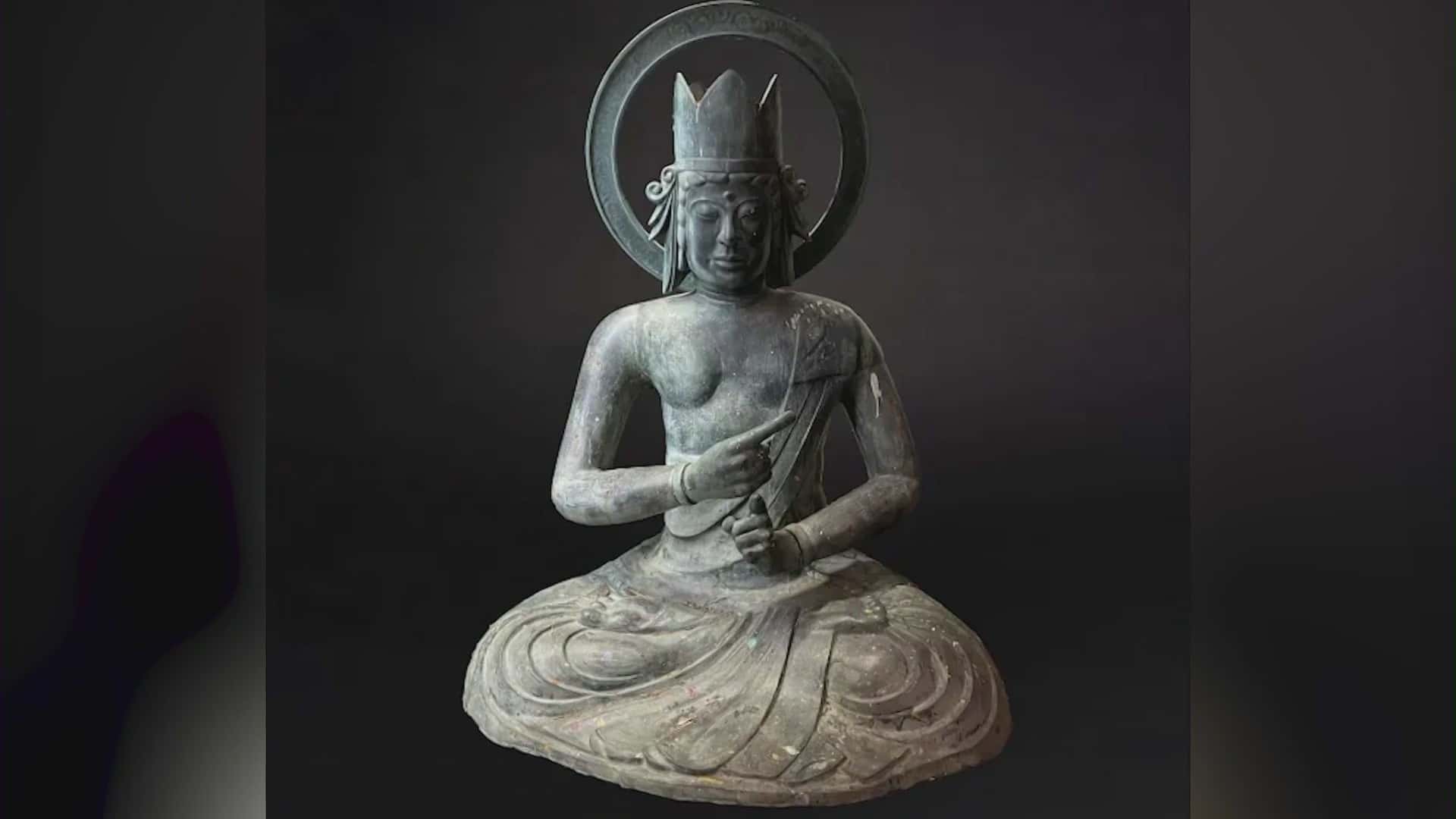 1.5 Million Bronze Buddha Statue Stolen From Los Angeles Art Gallery(02)