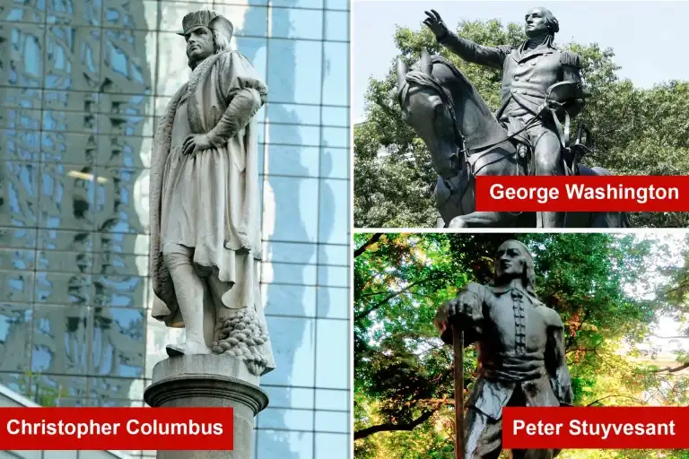 George Washington, Columbus, and numerous other statues could be demolished in New York City