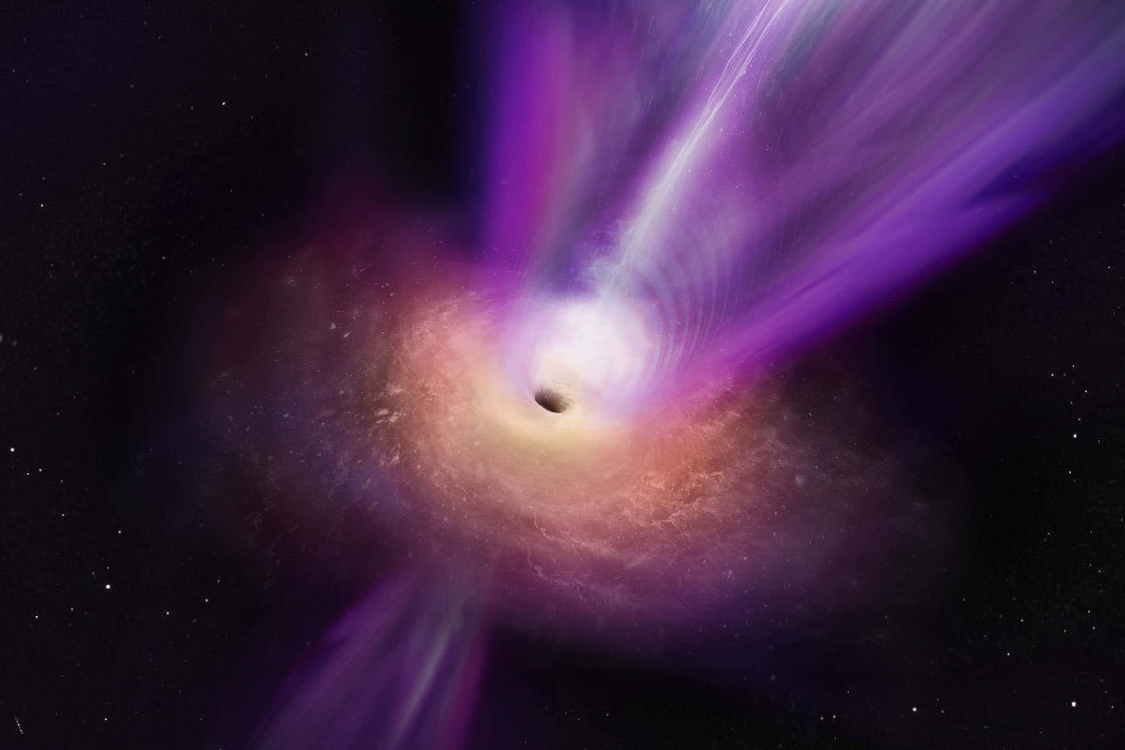 Supermassive Black Hole Unleashes High-Speed Plasma Jet in Spectacular Discovery