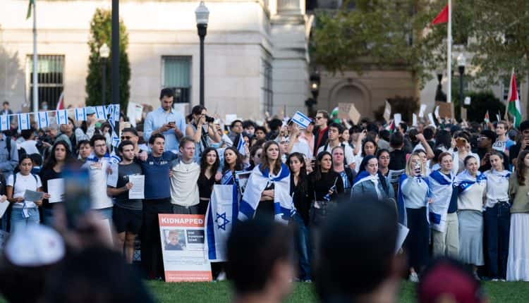 Tensions Flare At Columbia University In The City Of New York As ...