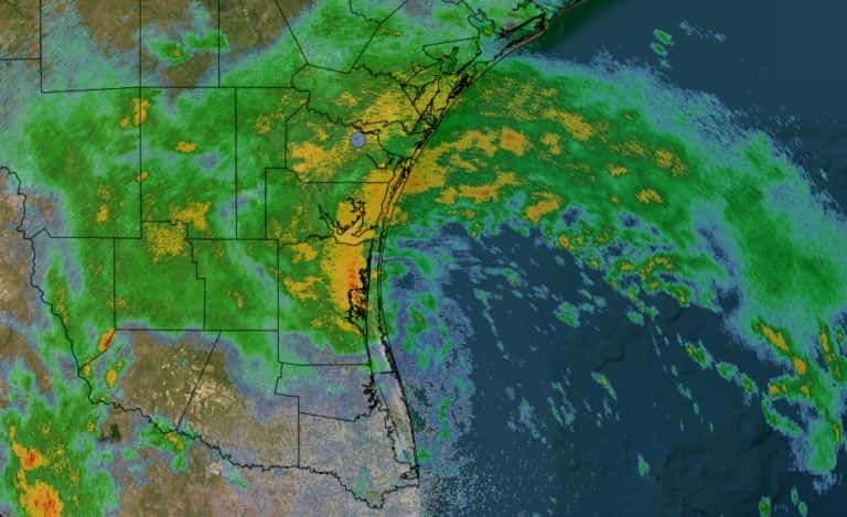 Tropical Disturbance in the Gulf of Mexico