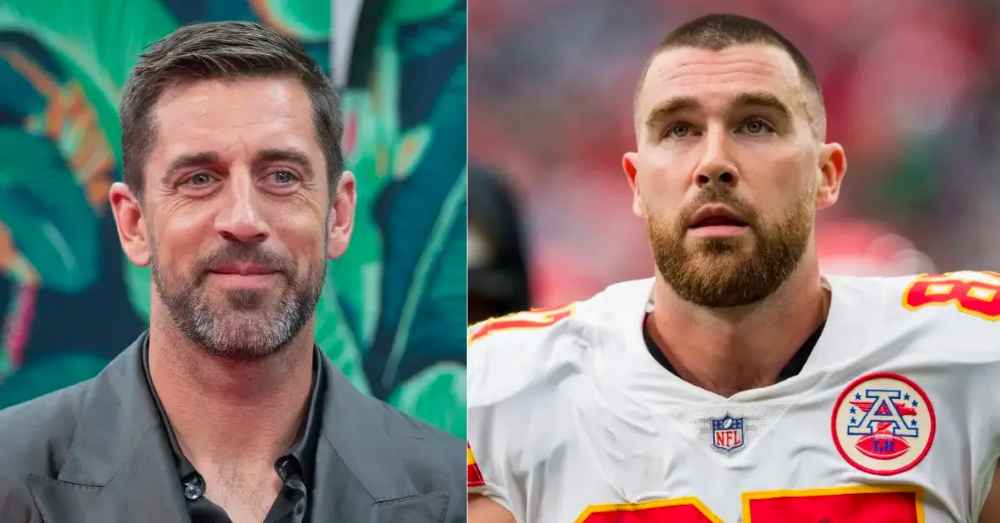 New York Jets Aaron Rodgers Addresses Chiefs' Travis Kelce as 'Mr. Pfizer'