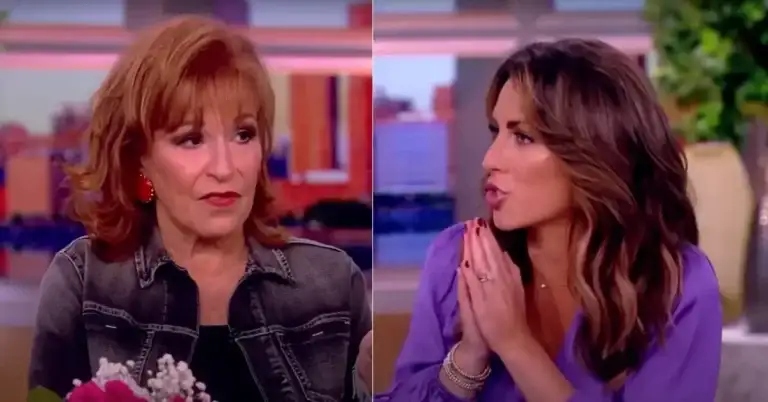 ‘That’s the point of everything,’ Joy Behar cautions the hushed View studio audience of the impending World War III