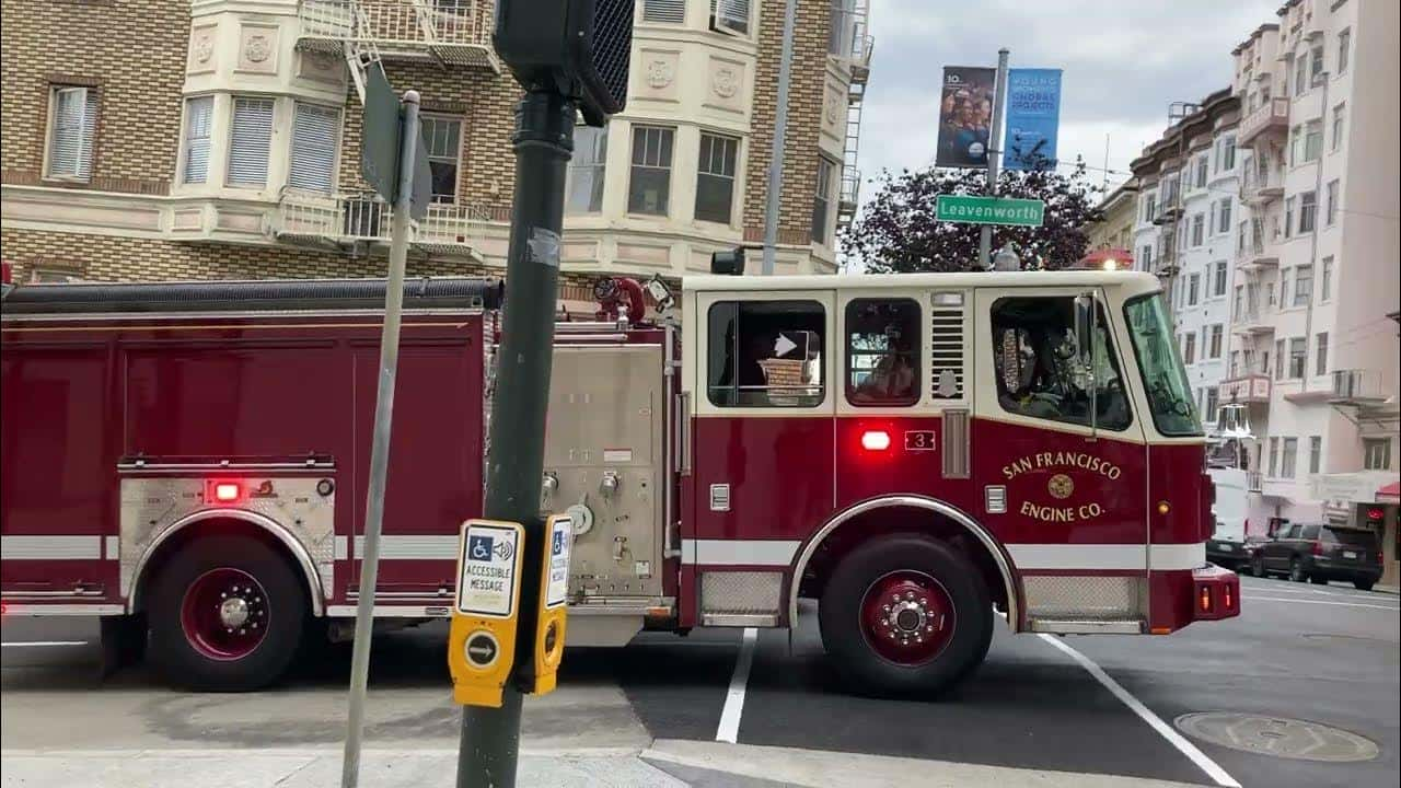 San Francisco Apartment Fire: Heroic Rescue Efforts by SFFD Crews Near Clement Street and Eighth Avenue