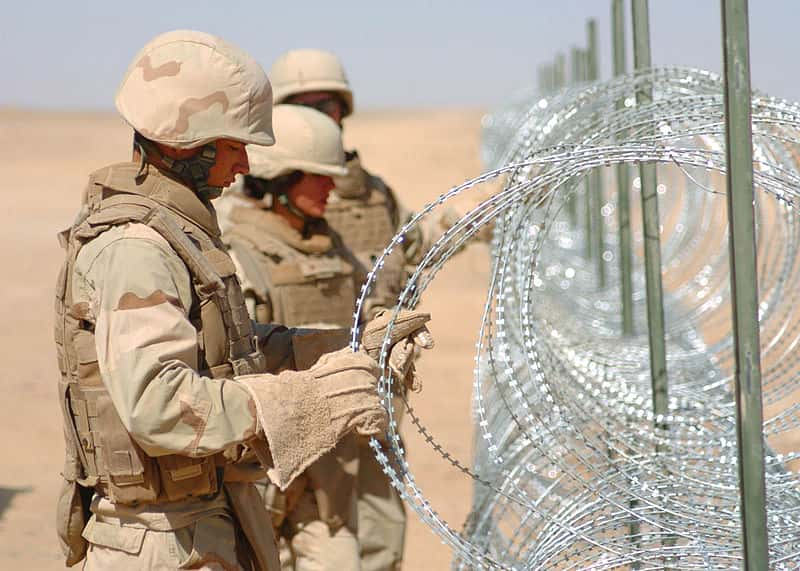 Branded unconstitutional: The razor-wire fence separating Texas and New Mexico