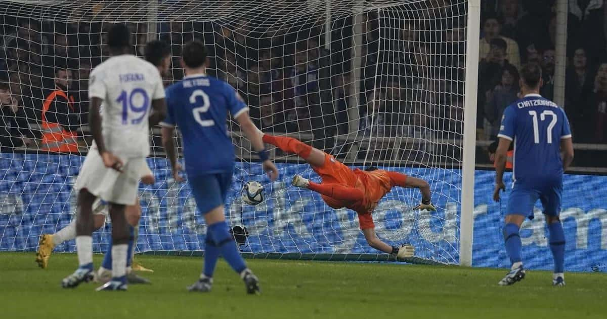 France National Football Team’s Unbeaten Streak Ends in 2-2 Draw Against Greece in European Championship Qualifying Clash