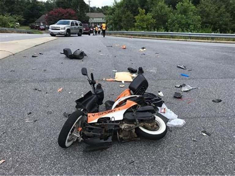 A Pennsylvania woman is accused of deliberately killing a moped driver after a road rage incident