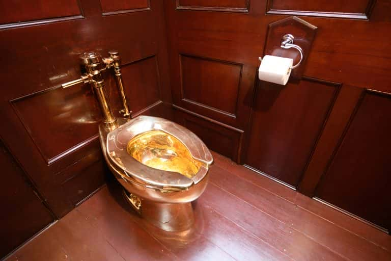 Four Detained in Daring Heist of Golden Toilet from British Palace