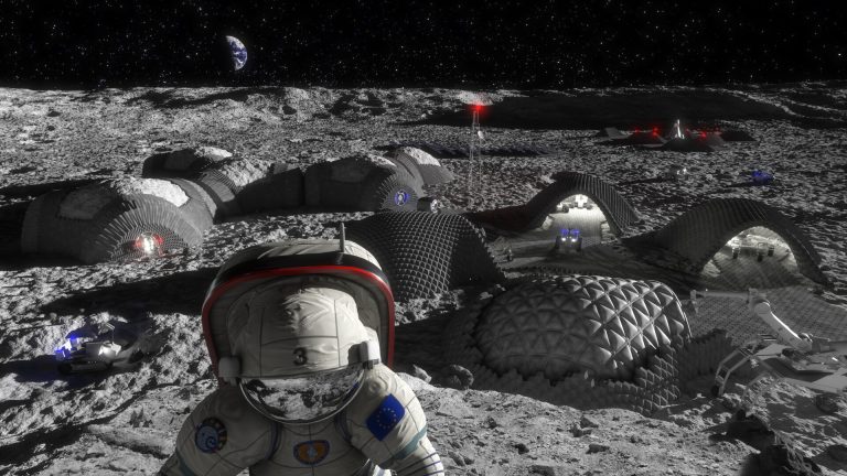 ESA Gathers Simulated Lunar Soil for Unparalleled Lunar Terrain Simulation