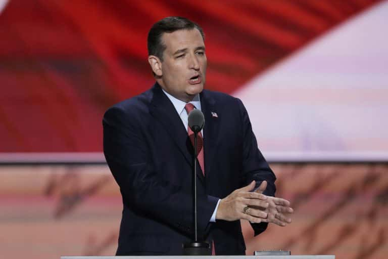 Sen. Ted Cruz, a Republican, pushes for tighter government regulation of automobile radios