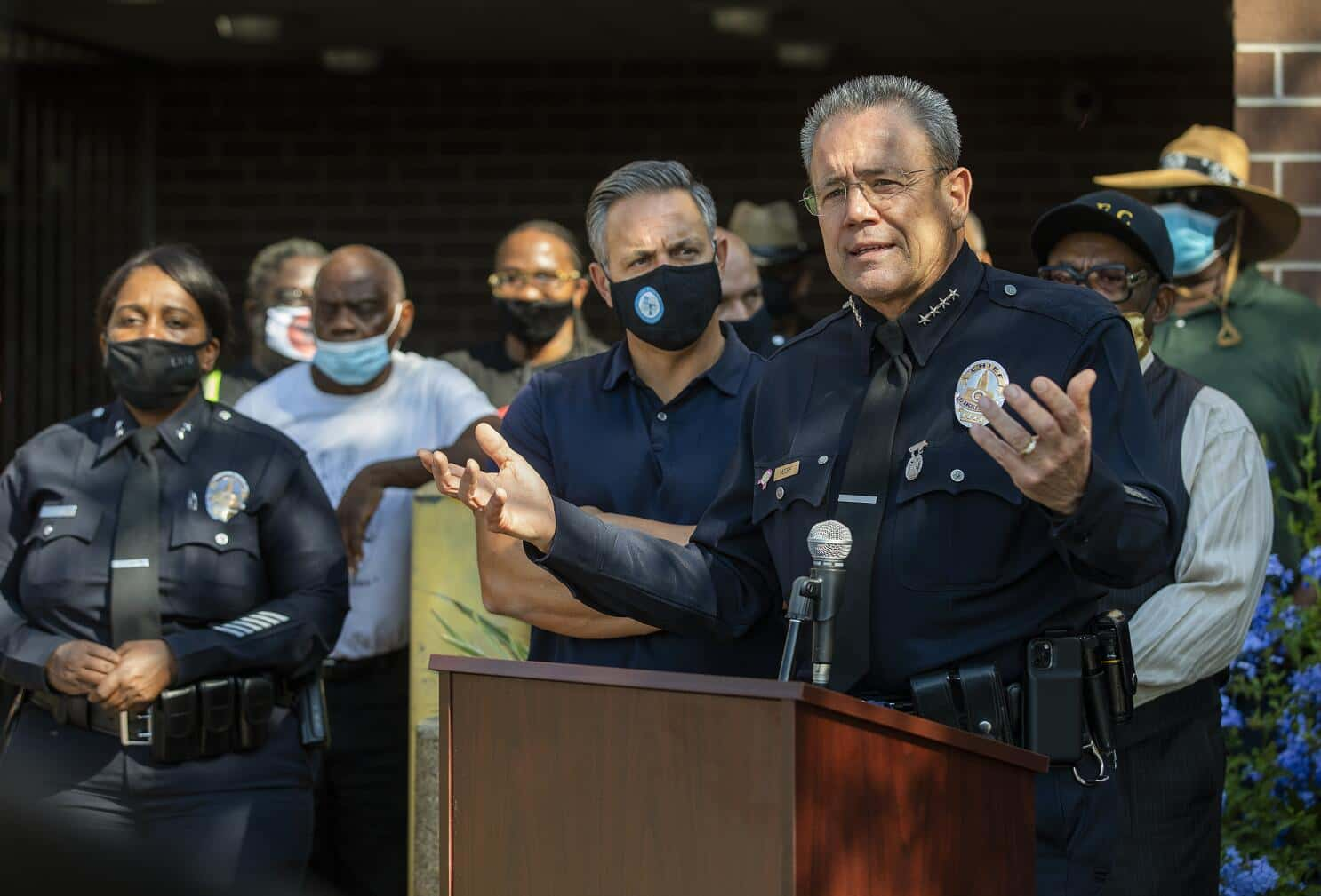 LAPD Chief Michel Moore Leads Intensified Search for Serial Killer Targeting Homeless Population in Los Angeles