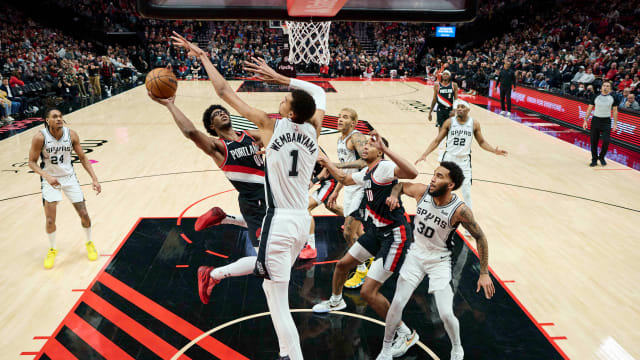 Spurs Face Defeat Against Blazers in Wembanyama’s Absence