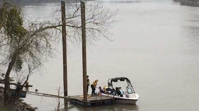 A body was pulled from a river and found in North Riverside