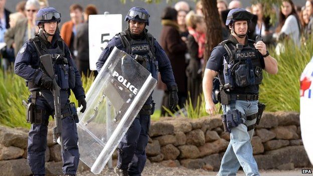 Riot in California Prison (Photo from BBC)