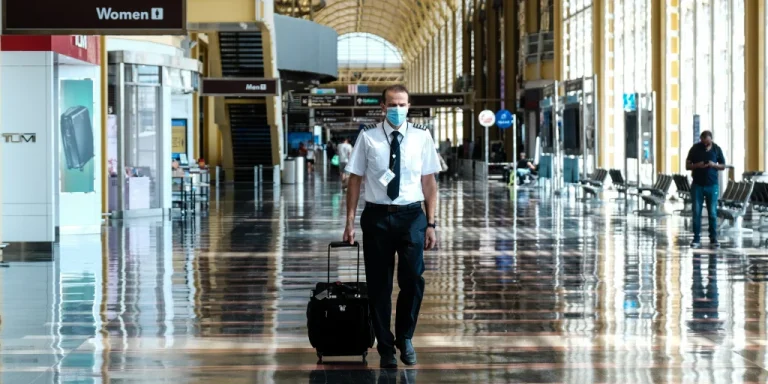 Delta pilot files lawsuit after falling due to his foot being “swallowed” by a moving walkway at Denver airport