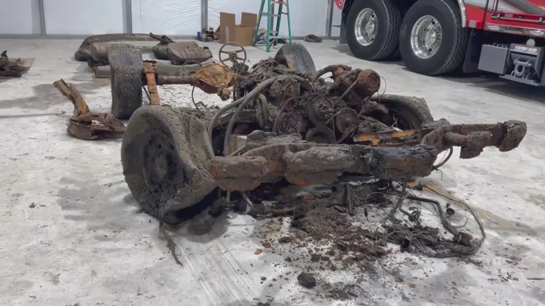 Reportedly, an automobile found in a North Carolina creek had human remains connected to a cold case from 1982