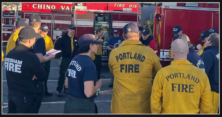 300 Firefighters From Oregon Arrive To Help With La Area Fires