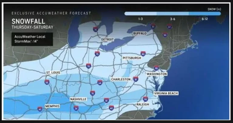 New Winter Storm Expected to Bring Slippery Travel Conditions in Northeast: Final Snowfall Projection Map Revealed