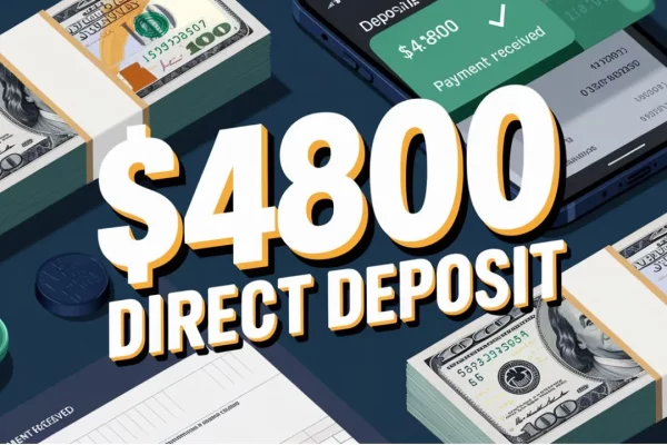 $4800 Direct Deposit Payments Confirmed – Check If You Qualify!